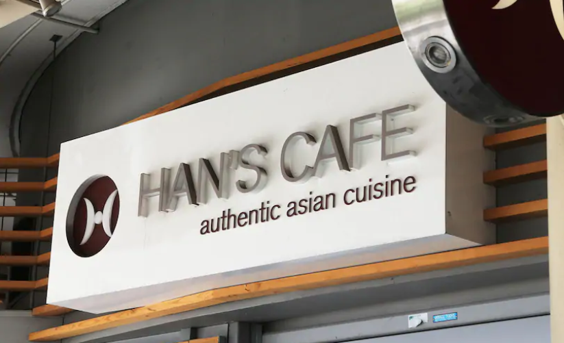 Han’s Café Rockingham sign